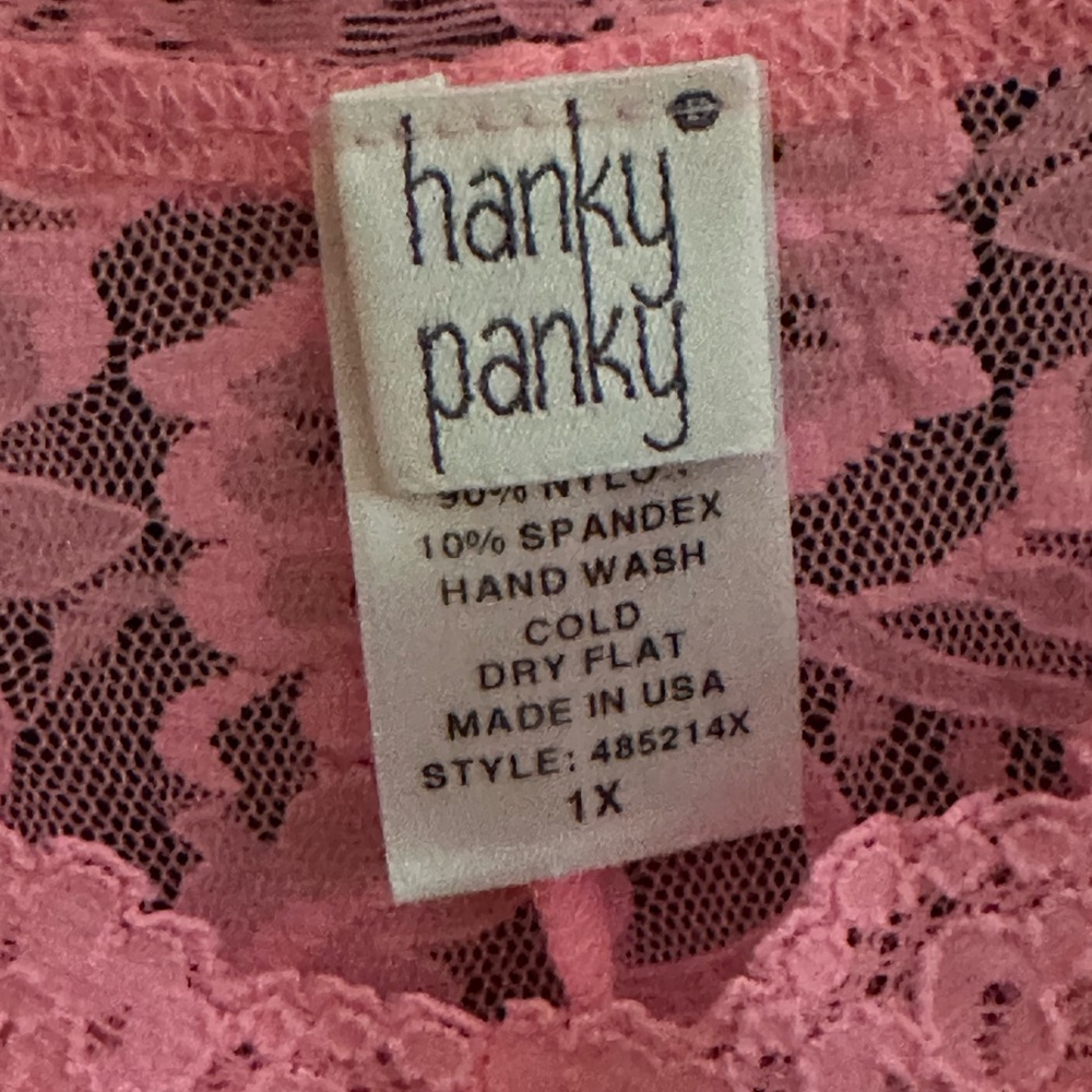 Hanky Panky Pink Lace Chemise 1X NWOT - Picture 4 of 4